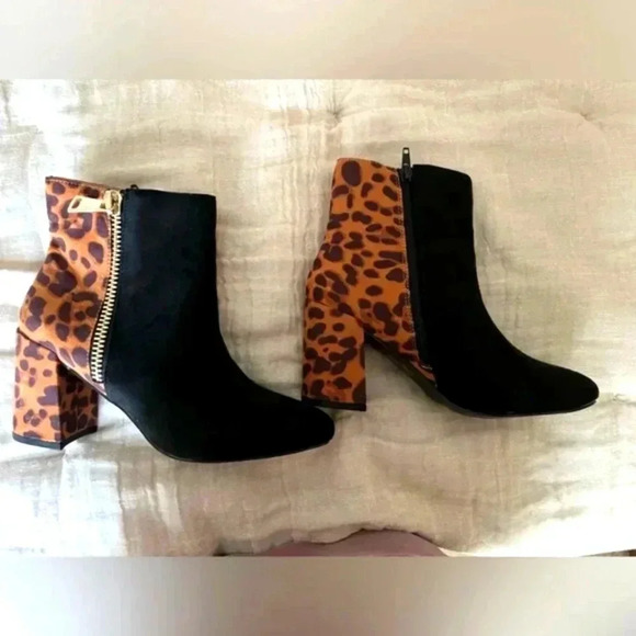 Nine West Women's Short Ankle Boots Size 7.5 Black - Picture 4 of 4